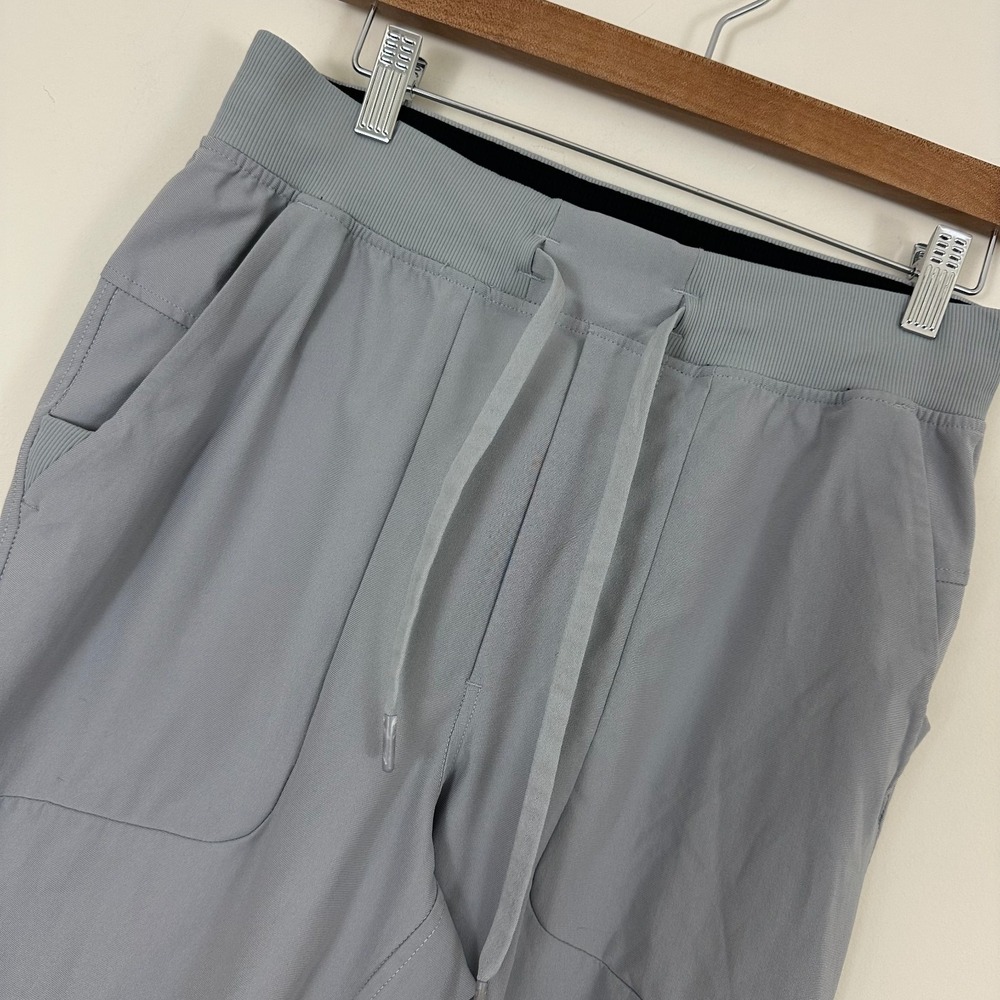 Lululemon ABC Warpstreme Jogger Pants Gray Tapered Leg Drawstring Athletic Men M